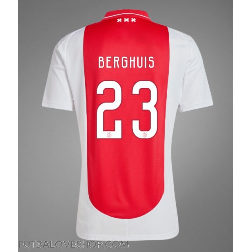 Dres Ajax Steven Berghuis #23 Domáci 2024-25 Krátky Rukáv